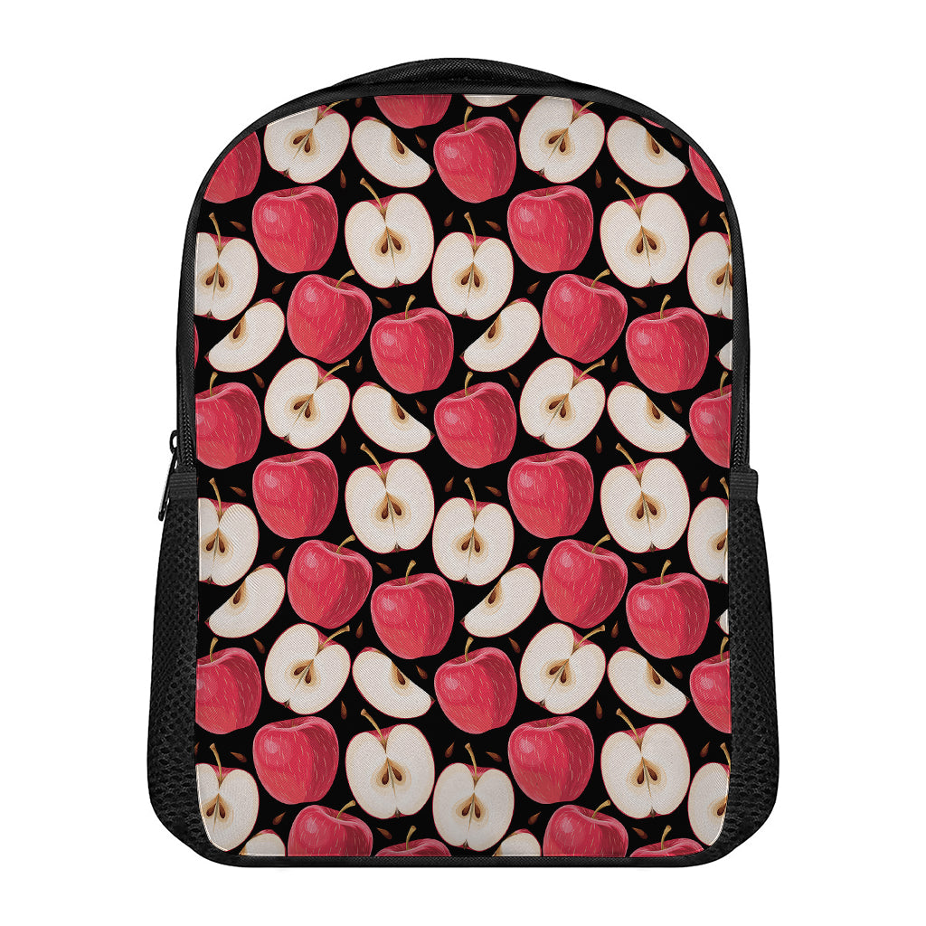 Apple Pattern Print Casual Backpack
