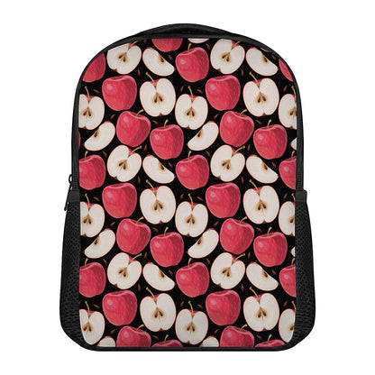 Apple Pattern Print Casual Backpack