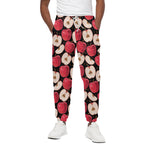 Apple Pattern Print Cotton Pants