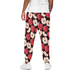 Apple Pattern Print Cotton Pants