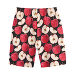 Apple Pattern Print Cotton Shorts