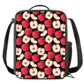 Apple Pattern Print Crossbody Lunch Bag