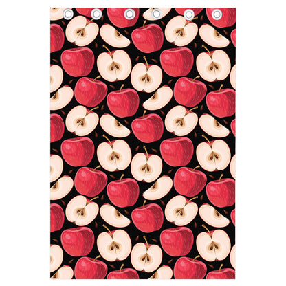 Apple Pattern Print Curtain