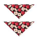 Apple Pattern Print Dog Bandana