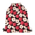 Apple Pattern Print Drawstring Bag
