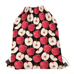 Apple Pattern Print Drawstring Bag