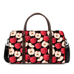 Apple Pattern Print Duffle Bag