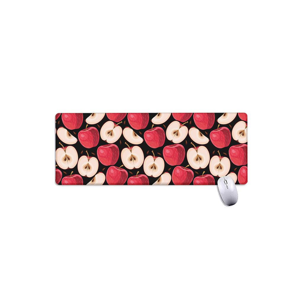 Apple Pattern Print Extended Mouse Pad