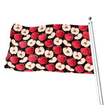 Apple Pattern Print Flag