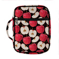 Apple Pattern Print Front Pocket Bible Bag