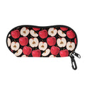 Apple Pattern Print Glasses Case