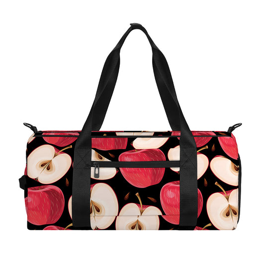 Apple Pattern Print Gym Bag