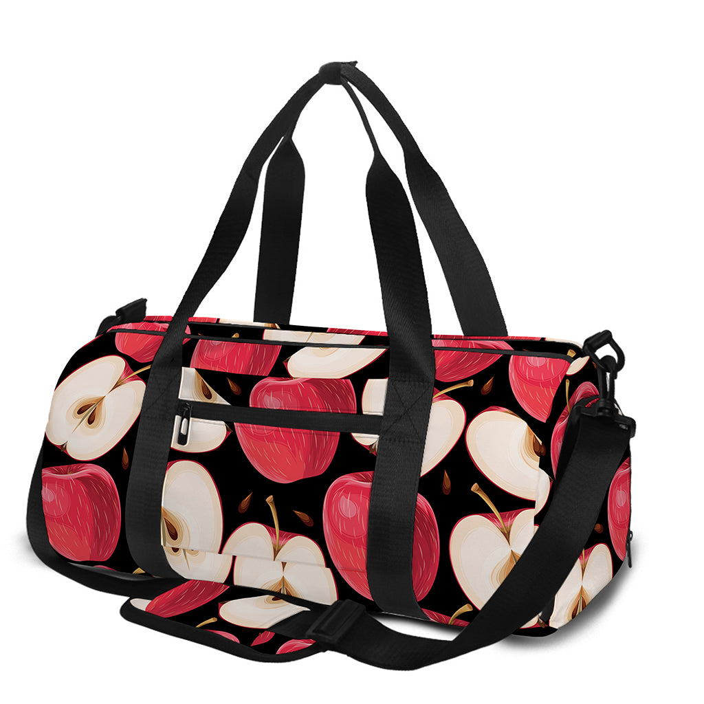 Apple Pattern Print Gym Bag
