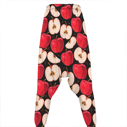 Apple Pattern Print Hammer Pants