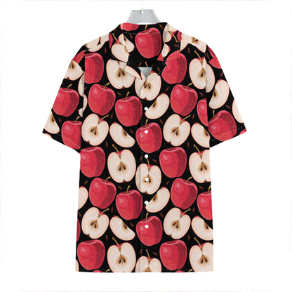 Apple Pattern Print Hawaiian Shirt
