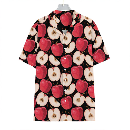 Apple Pattern Print Hawaiian Shirt