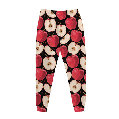 Apple Pattern Print Jogger Pants