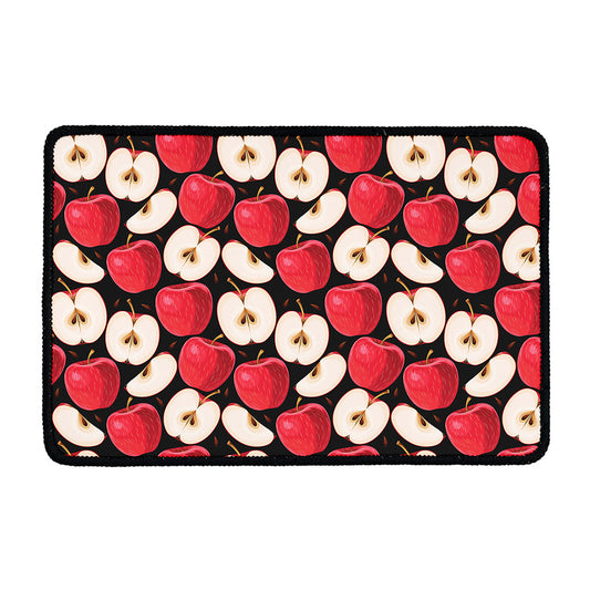 Apple Pattern Print Kitchen Mat