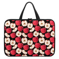Apple Pattern Print Laptop Sleeve With Handle