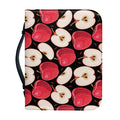 Apple Pattern Print Leather Bible Cover