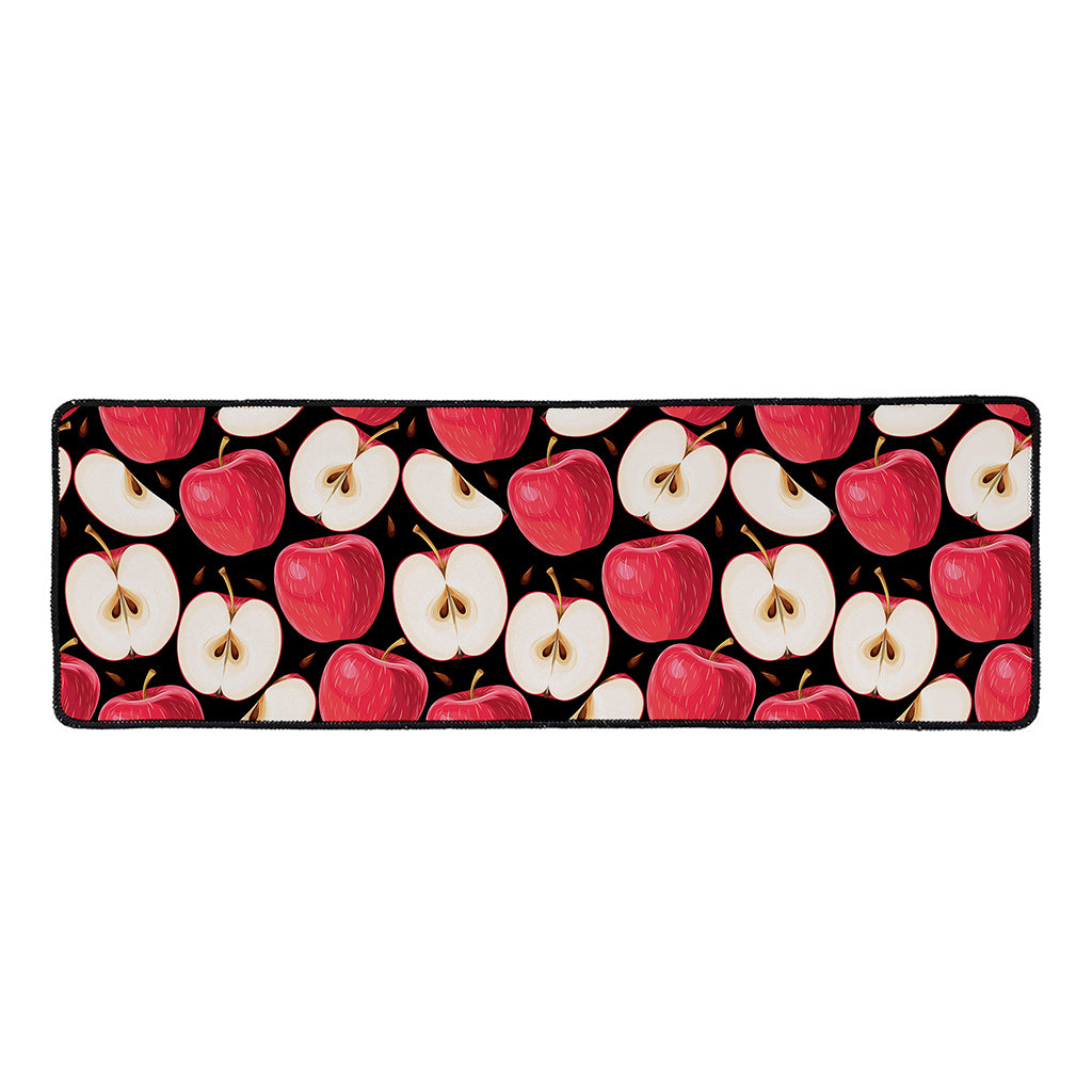 Apple Pattern Print Long Kitchen Mat