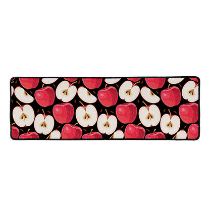 Apple Pattern Print Long Kitchen Mat