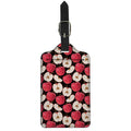Apple Pattern Print Luggage Tag