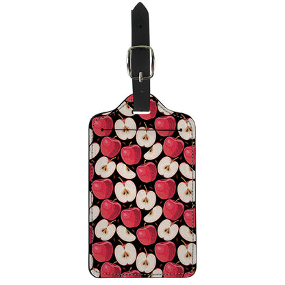 Apple Pattern Print Luggage Tag