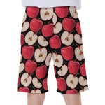 Apple Pattern Print Men's Beach Shorts