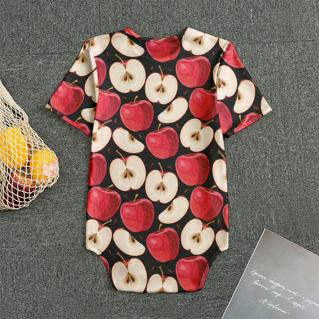 Apple Pattern Print Men's Bodysuit