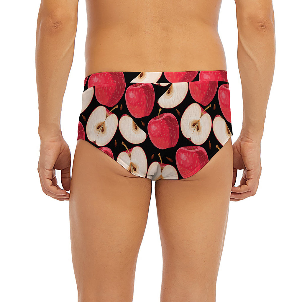 Apple Pattern Print Men's Briefs