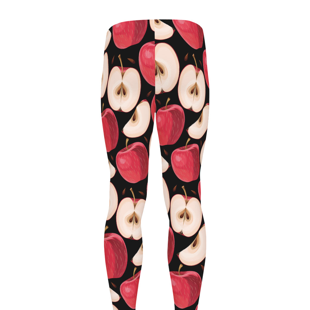 Apple Pattern Print Men's leggings