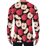 Apple Pattern Print Men's Long Sleeve T-Shirt