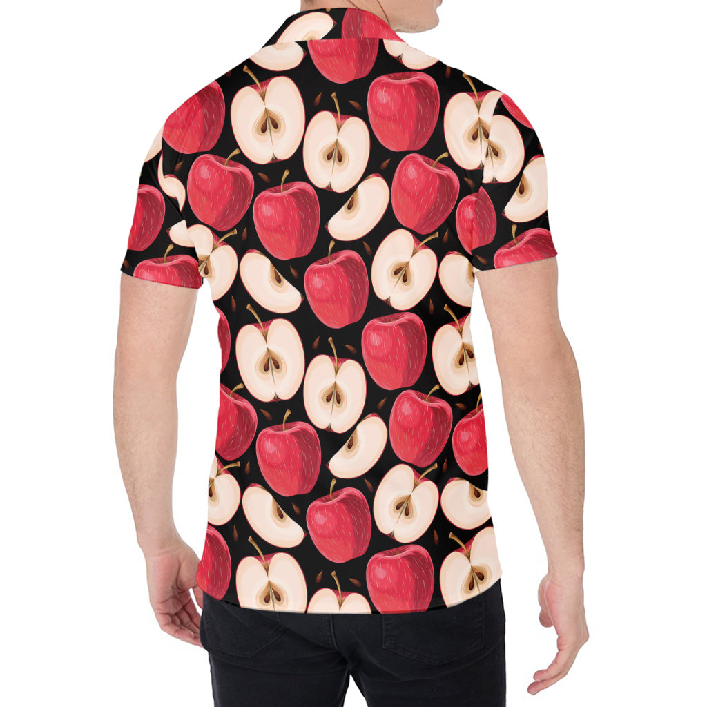 Apple Pattern Print Men's Shirt