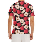 Apple Pattern Print Men's Short Sleeve Rash Guard