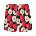 Apple Pattern Print Men's Athletic Shorts