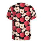 Apple Pattern Print Men's Sports T-Shirt
