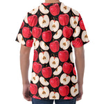 Apple Pattern Print Men's Velvet T-Shirt