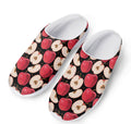 Apple Pattern Print Mesh Casual Shoes