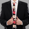 Apple Pattern Print Necktie