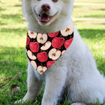 Apple Pattern Print Over The Collar Dog Bandana
