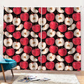Apple Pattern Print Pencil Pleat Curtains