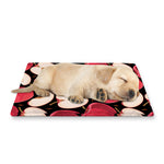 Apple Pattern Print Pet Cooling Mat Cover