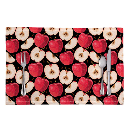 Apple Pattern Print Placemat