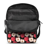 Apple Pattern Print Rectangular Crossbody Bag