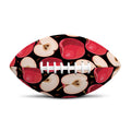 Apple Pattern Print Rugby Ball