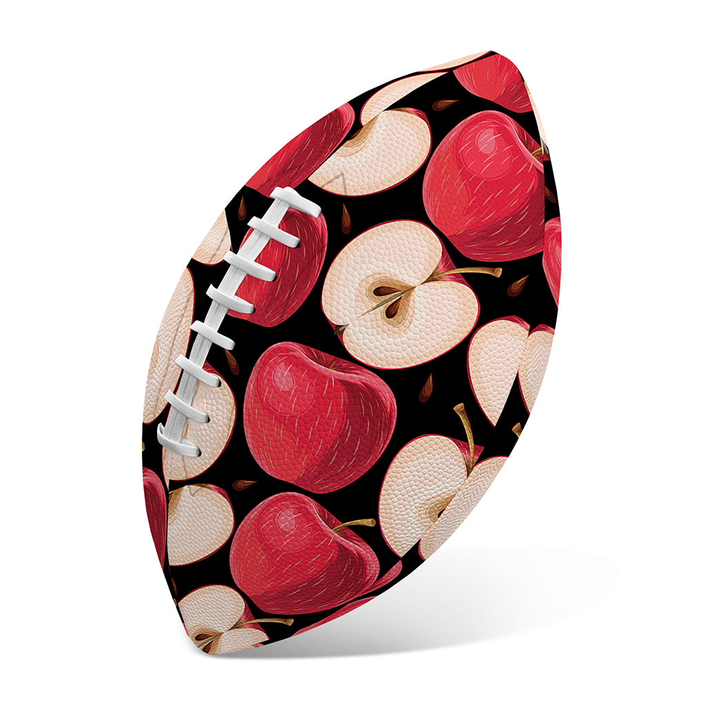 Apple Pattern Print Rugby Ball