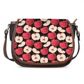Apple Pattern Print Saddle Bag