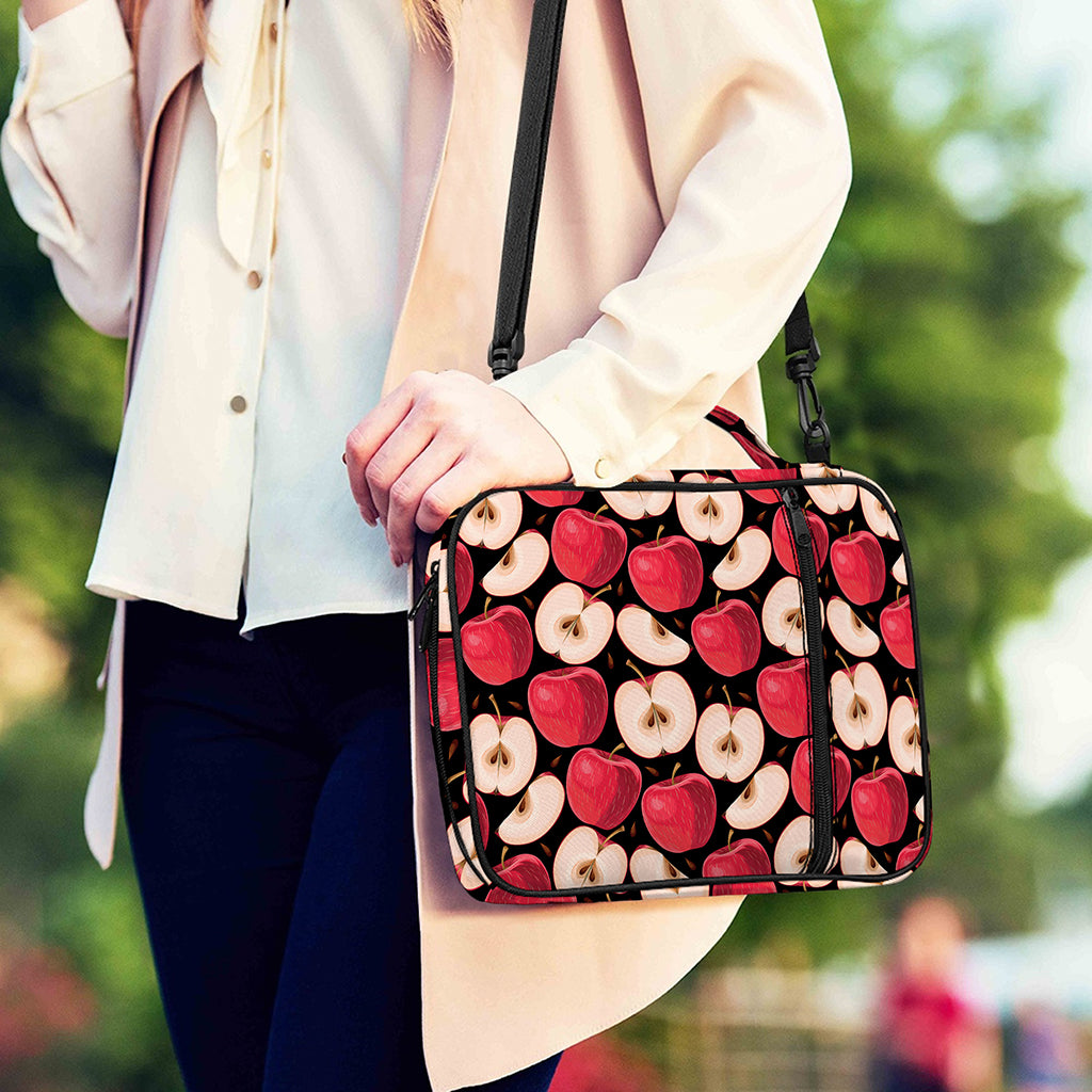 Apple Pattern Print Shoulder Strap Bible Bag