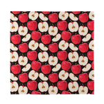Apple Pattern Print Silk Bandana